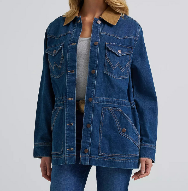 Wrangler Denim Cinched Barn Jacket