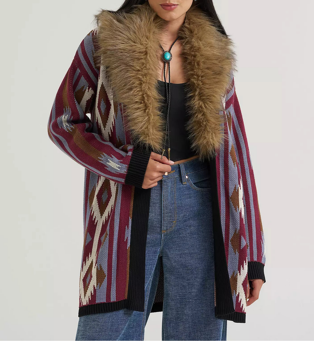 Wrangler x Lainey Wilson Fur Duster