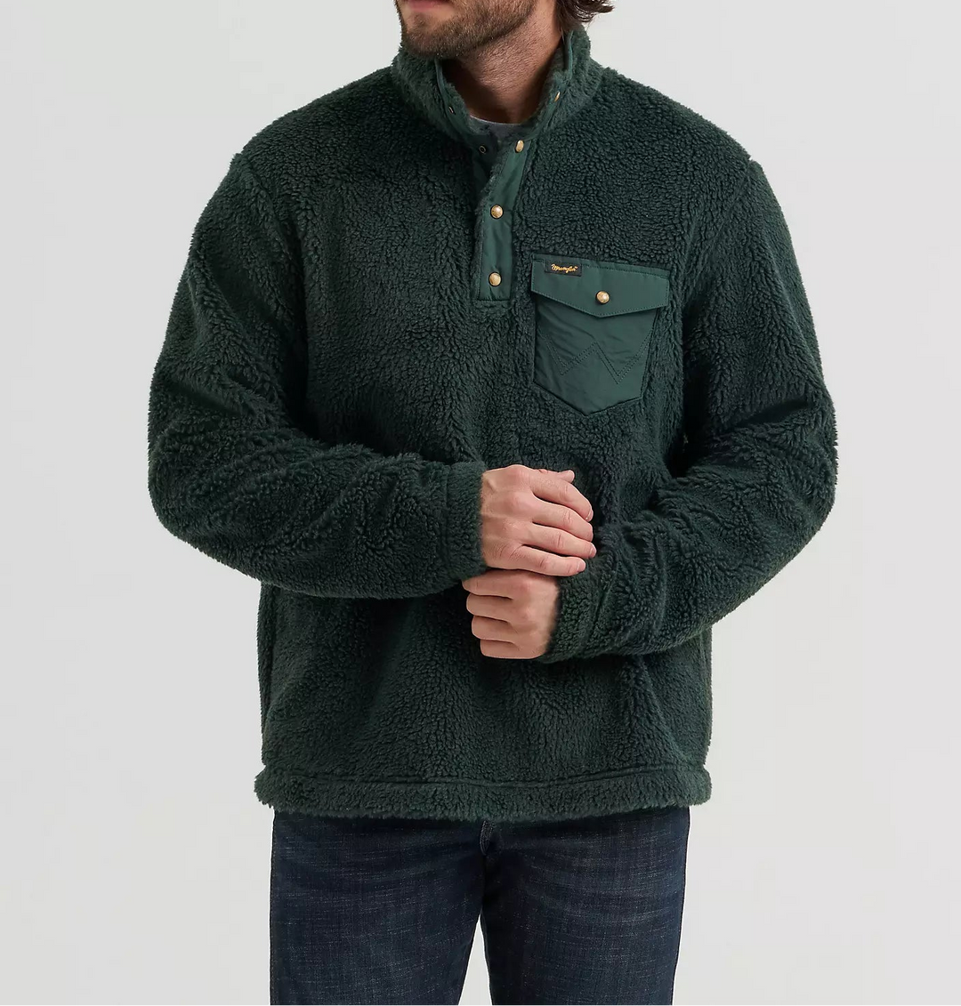 Wrangler Hay Away Sherpa Pullover