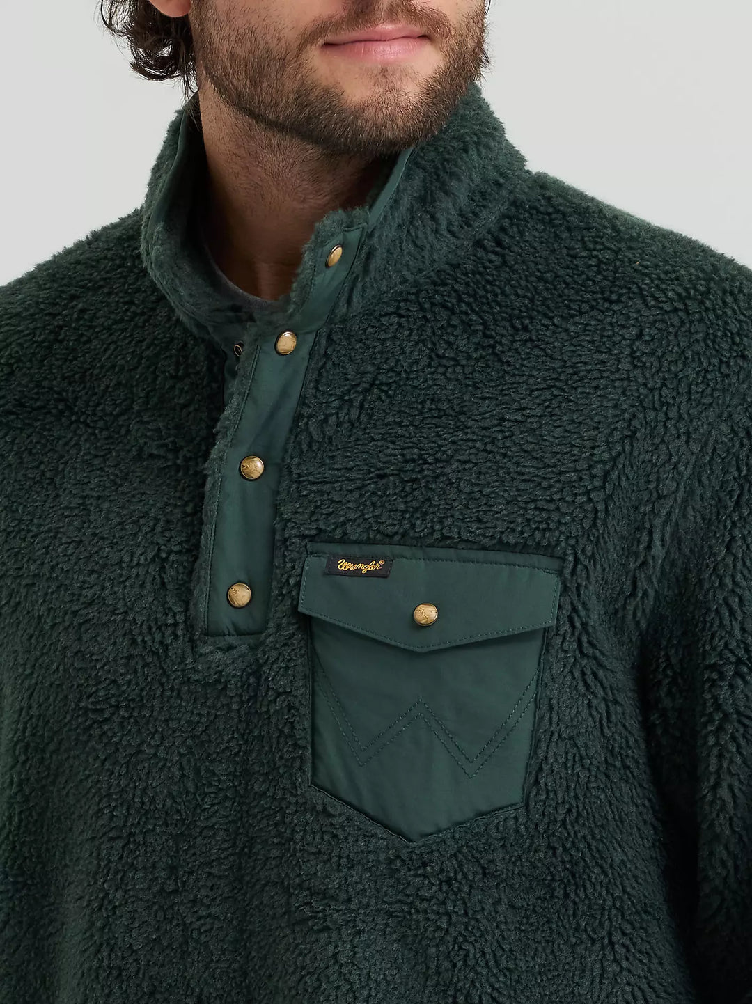 Wrangler Hay Away Sherpa Pullover