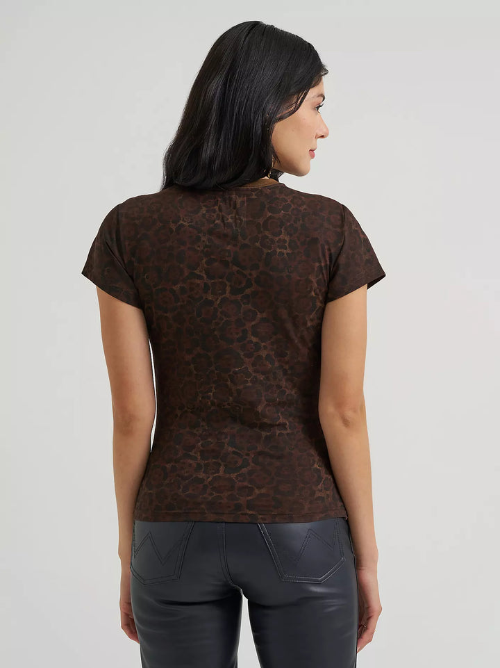 Wrangler x Lainey Wilson Leopard Rodeo Nights Tee