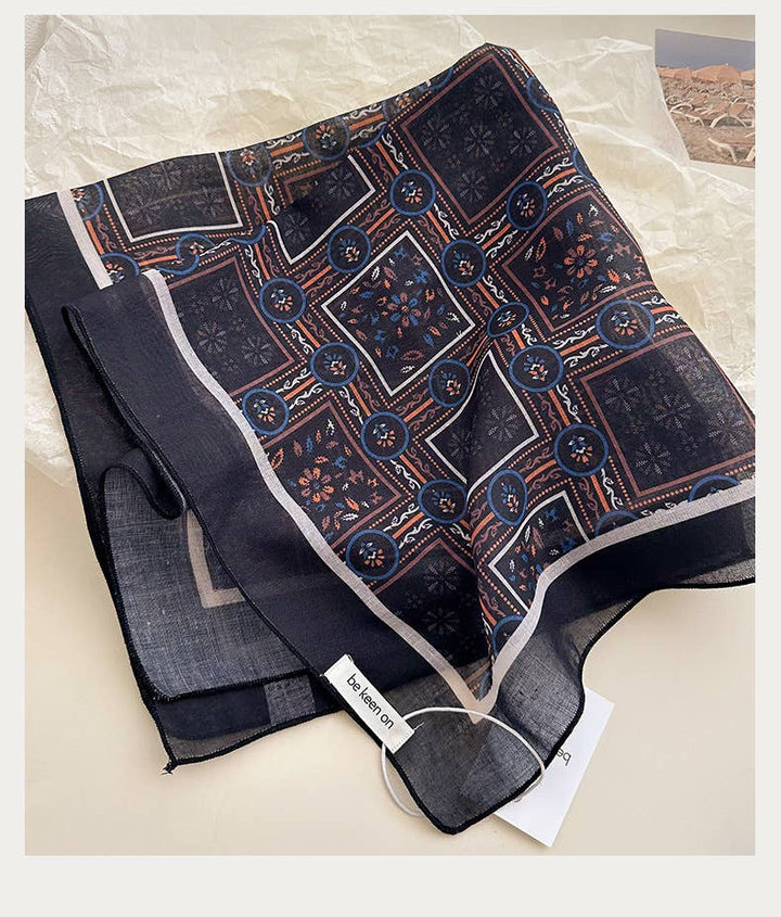 Indigo Western Bandana