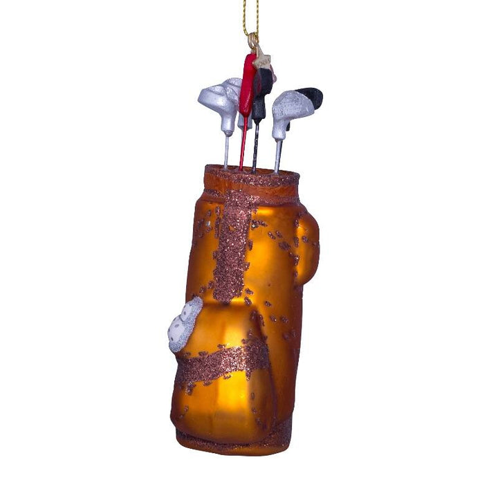 Brown Golf Bag Ornament
