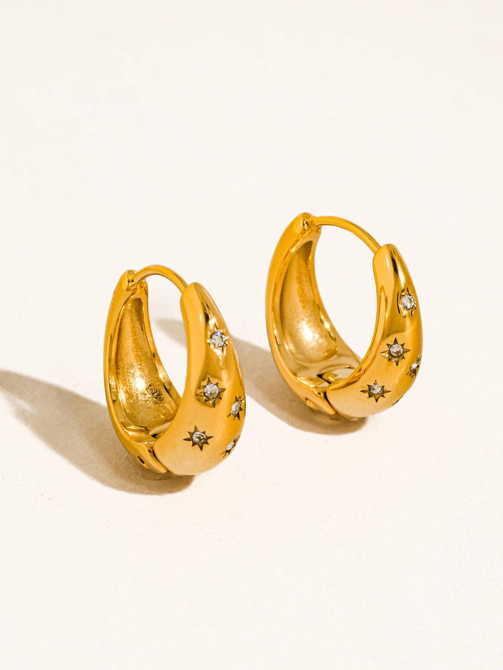 Solira Star Hoop Earring