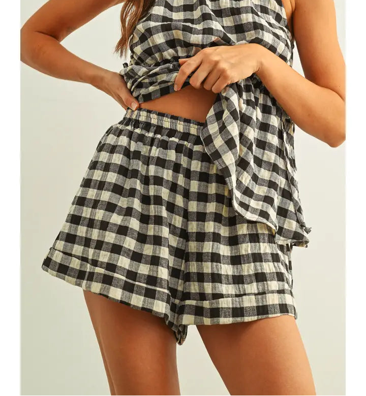 Flore Gingham Shorts