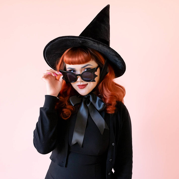 Velvet Wicked Witch Hat