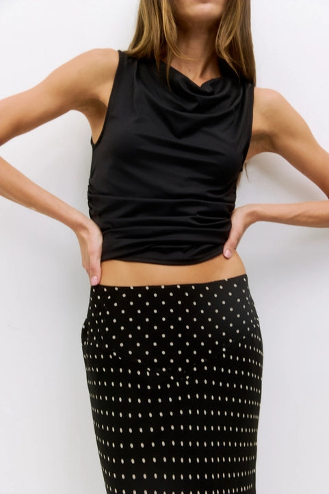 Kelsey Sleeveless Cowl Neck Top