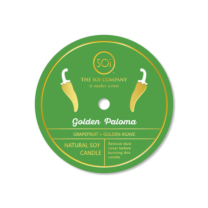 Golden Paloma Confetti Candle