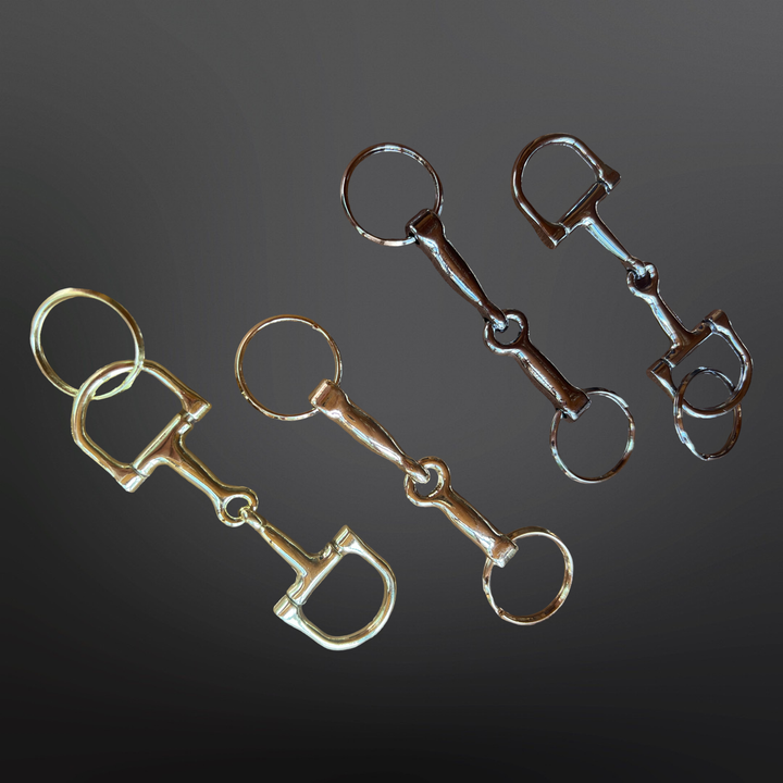 Equestrian Snaffle Bit Keychain