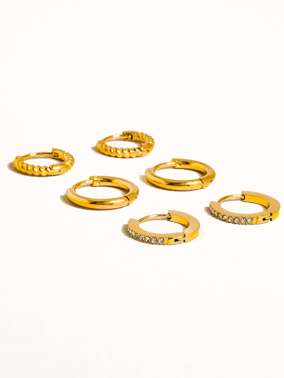 Claude CZ Hoops Earring