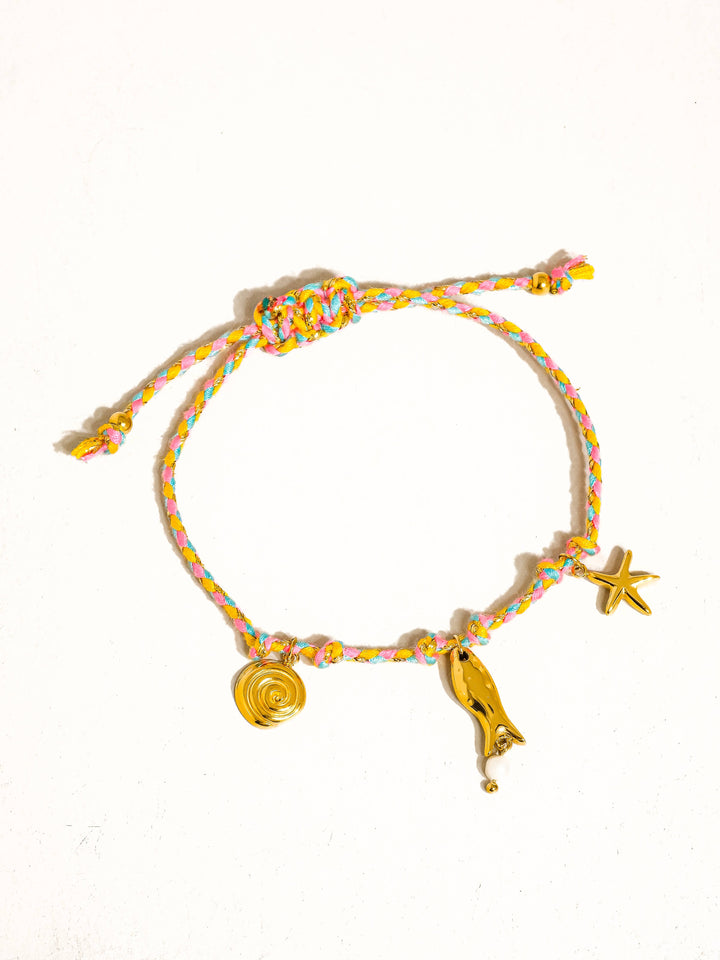 Menton Summer Rope Charm Bracelet