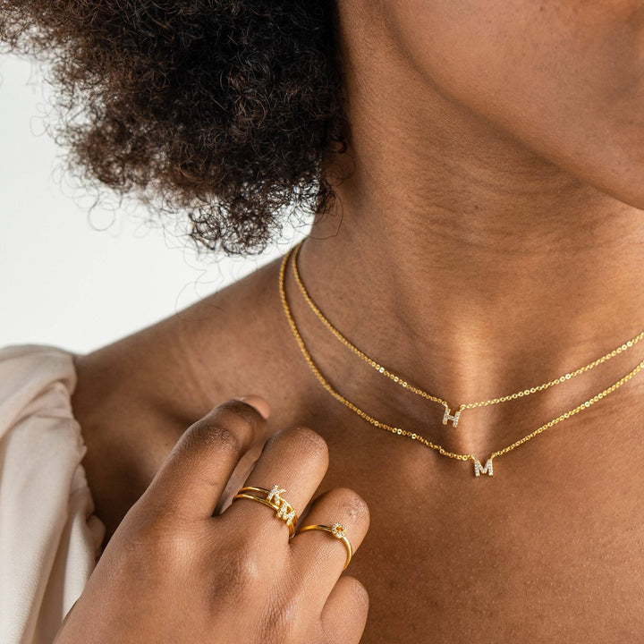Stella Initial Necklace