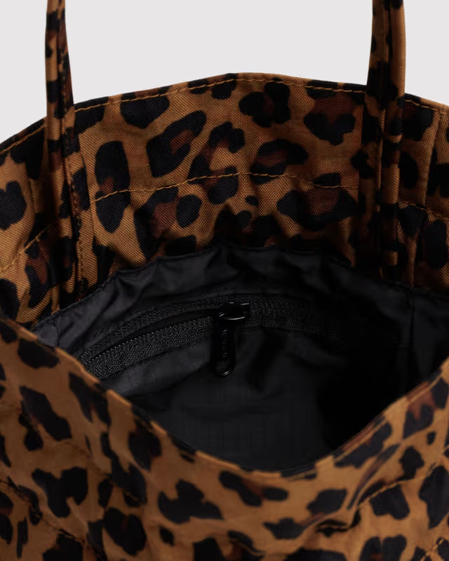 Baggu Nylon Drawstring Bag Leopard