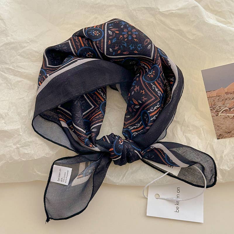 Indigo Western Bandana