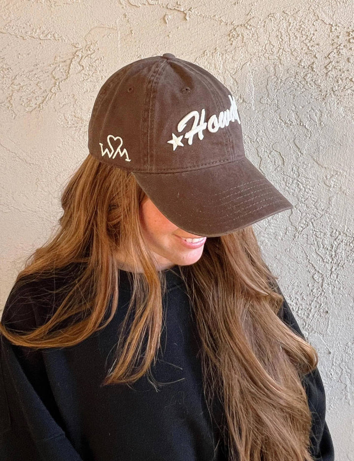 Howdy Puff Embroidered Baseball Cap