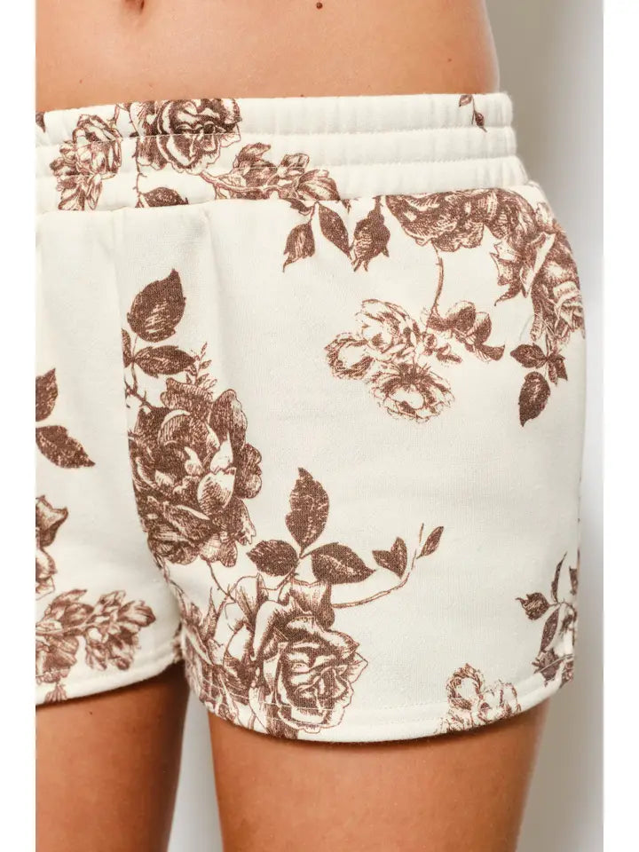 Ida Floral Sweat Shorts
