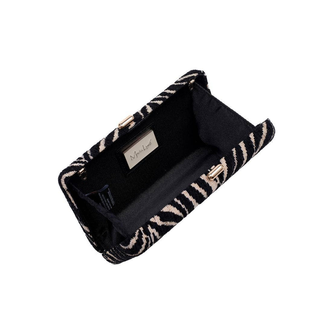 Sade Zebra Evening Bag