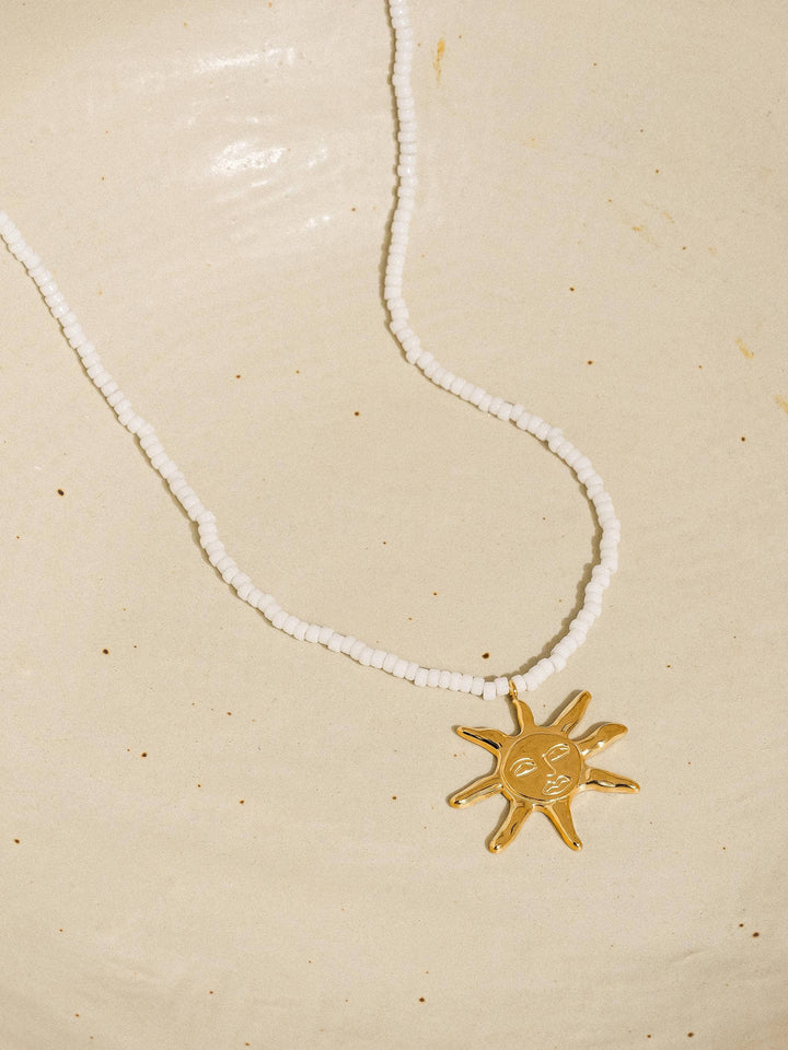Iridessa Sun Beaded Necklace