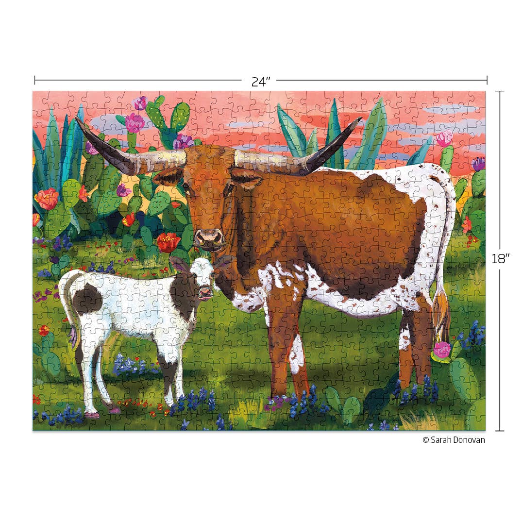 Longhorns Cows Puzzle