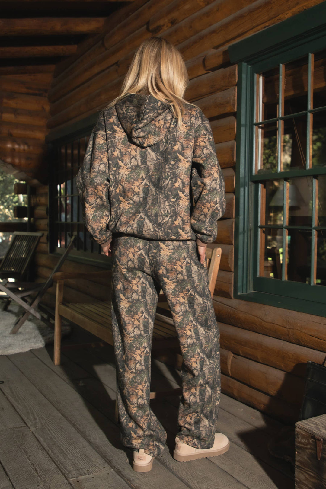 Woodland Dark Camo Sweatpants