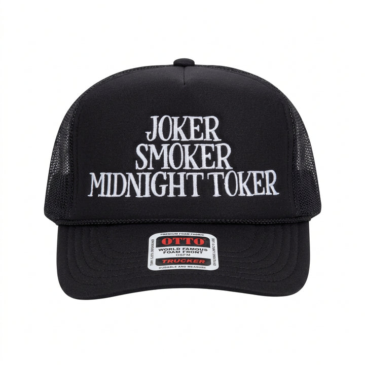 Joker Smoker Midnight Toker Trucker Hat