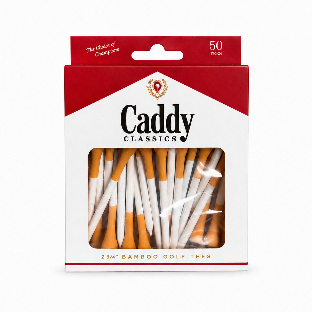 Royal Reds Golf Tees | 50 Bamboo 2¾ Inch