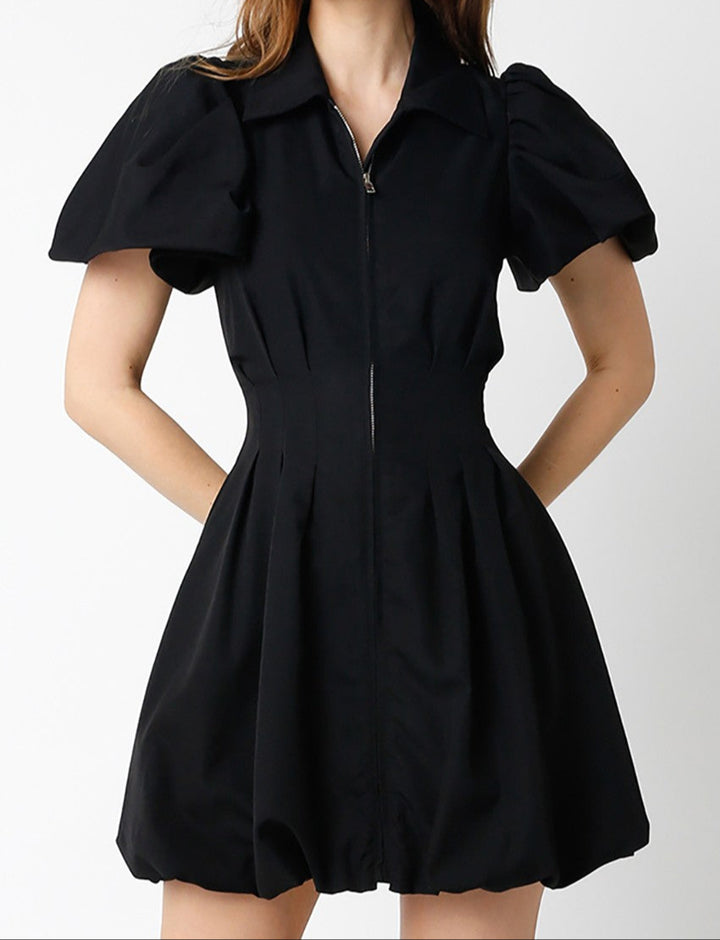 Cara Zip Up Bubble Dress