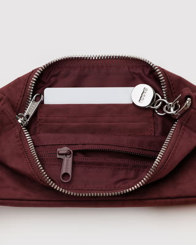 Baggu Nylon Pochette Mahogany