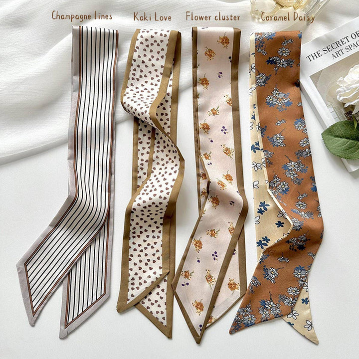 Vintage Neutral Print Twilly