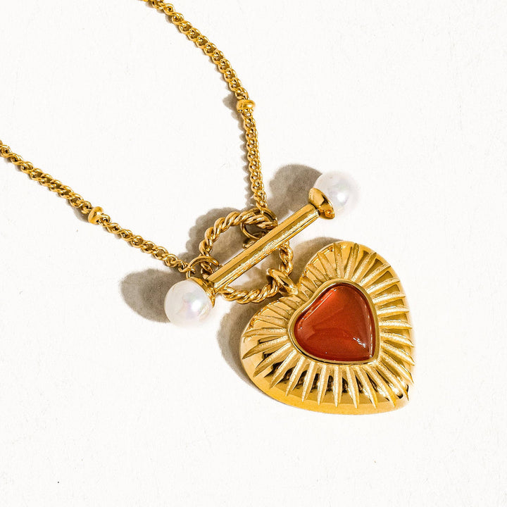 Havana Vintage Heart Chain Necklace