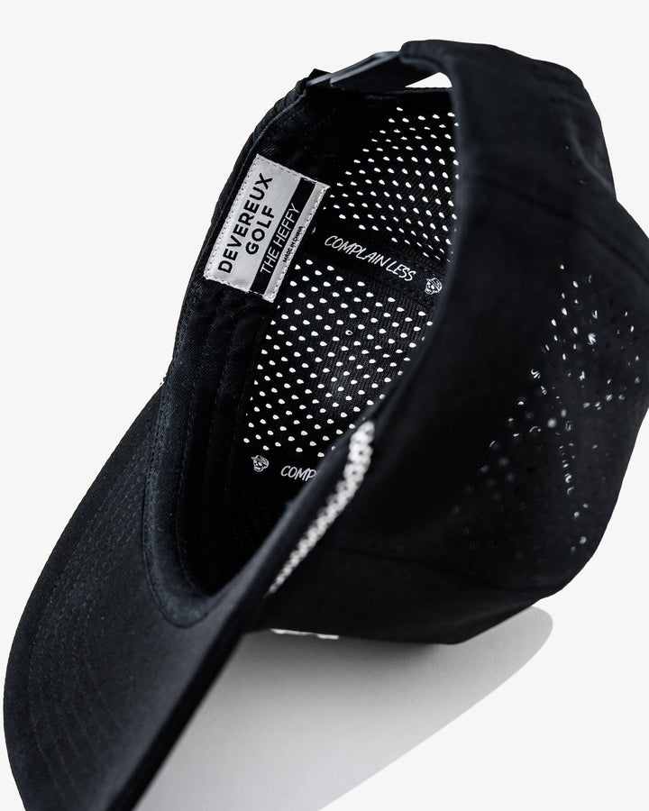 Skull Caddie Performance Rope Hat - Black