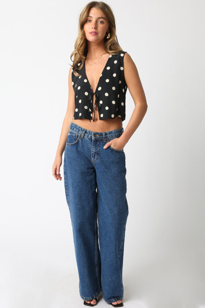 Hayden Polka Dot Top