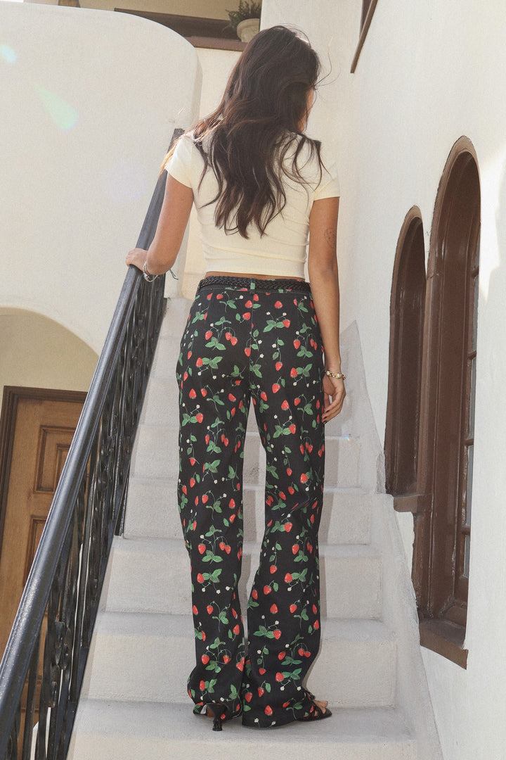 Laure Strawberry Pants