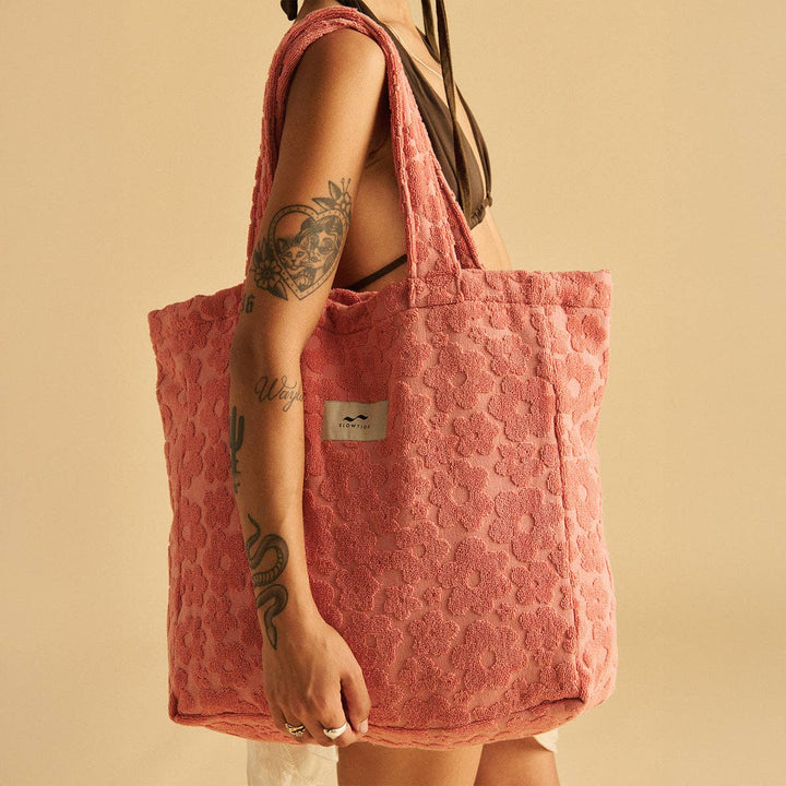Guava Ginny Terry Tote Bag