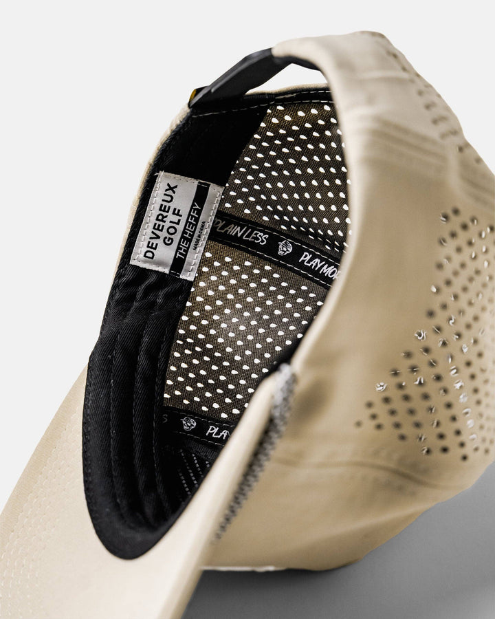 Skull Caddie Performance Rope Hat - Bone