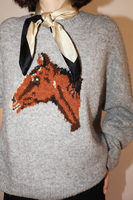 Horse Knit Sweater