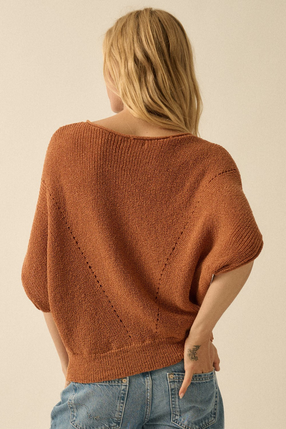 Marie Pointelle Sweater