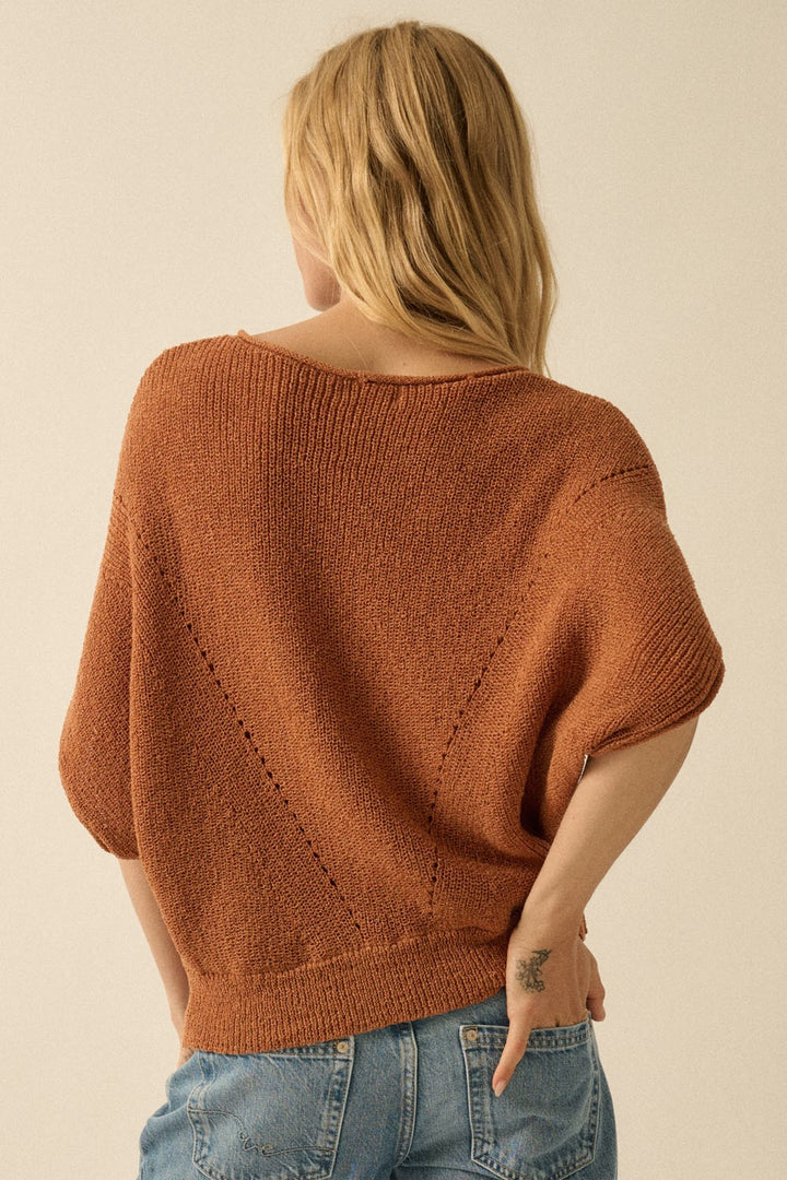 Marie Pointelle Sweater