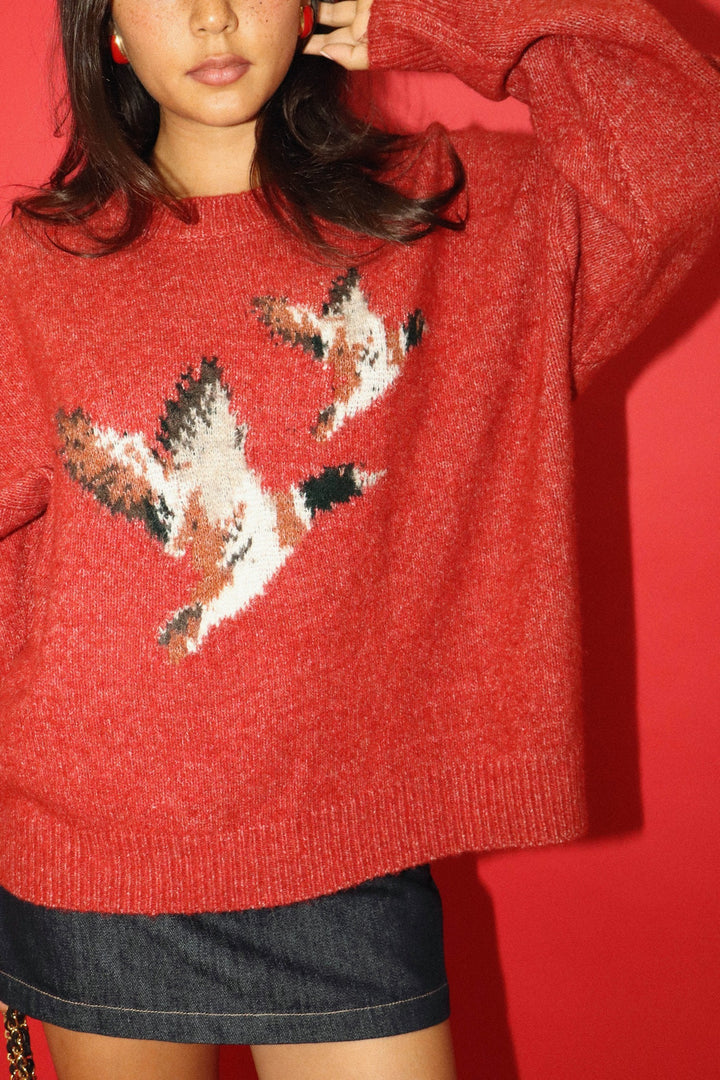 Flying Duck Knit Sweater
