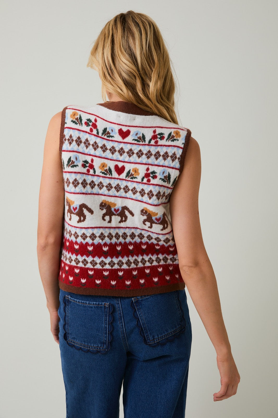 Hayden Western Sweater Vest