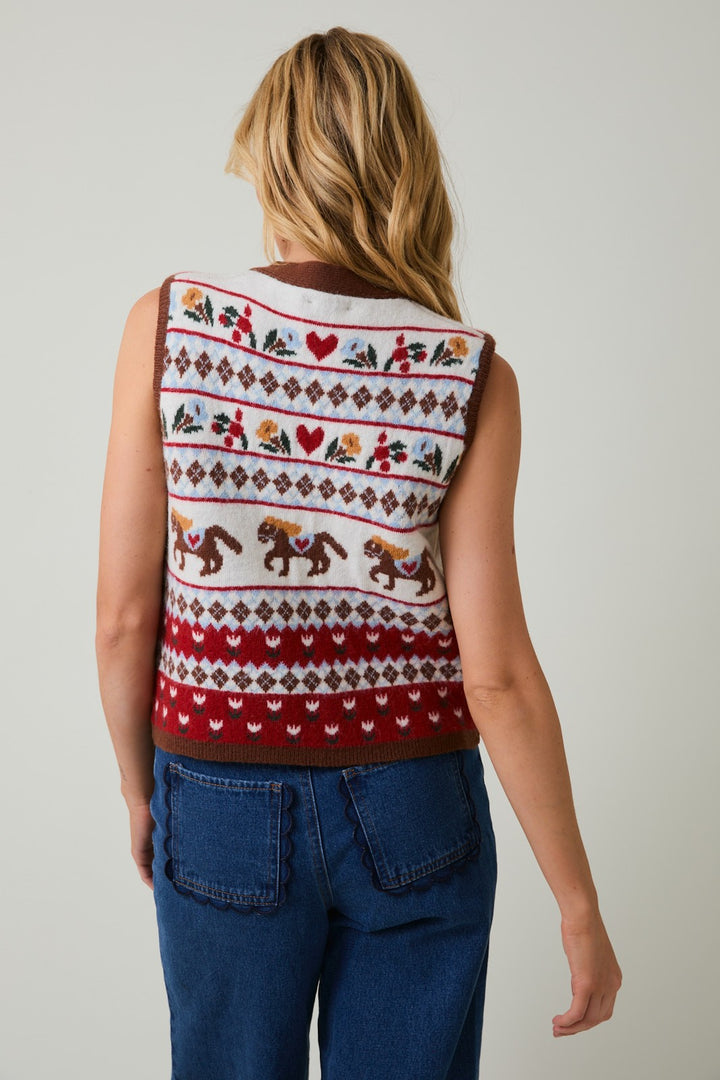 Hayden Western Sweater Vest
