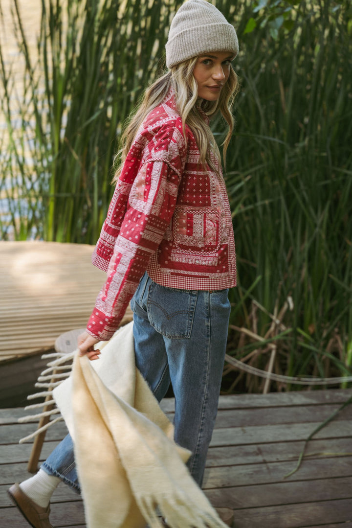 Hannah Bandana Quilted Jacket
