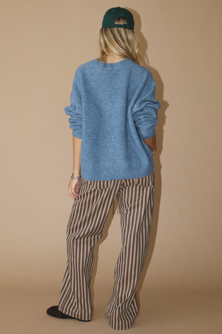 Fishing Bear Knit Sweater