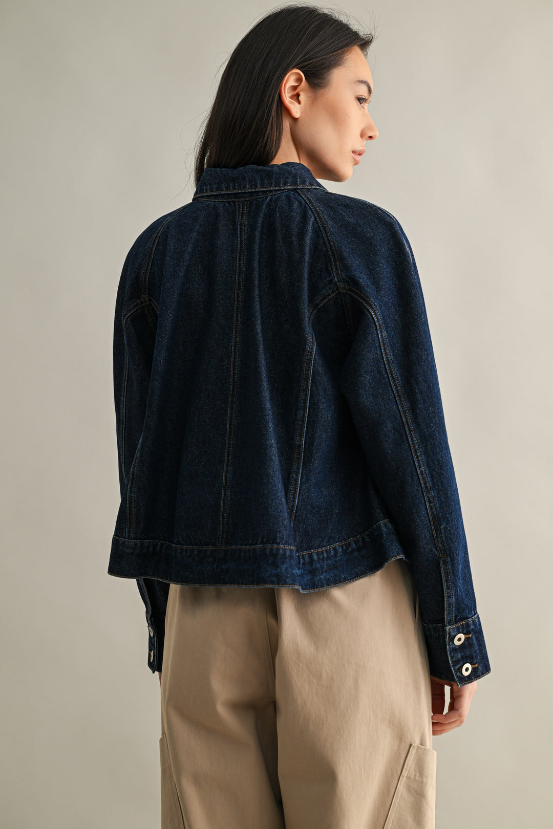 Franny Trapeze Denim Jacket