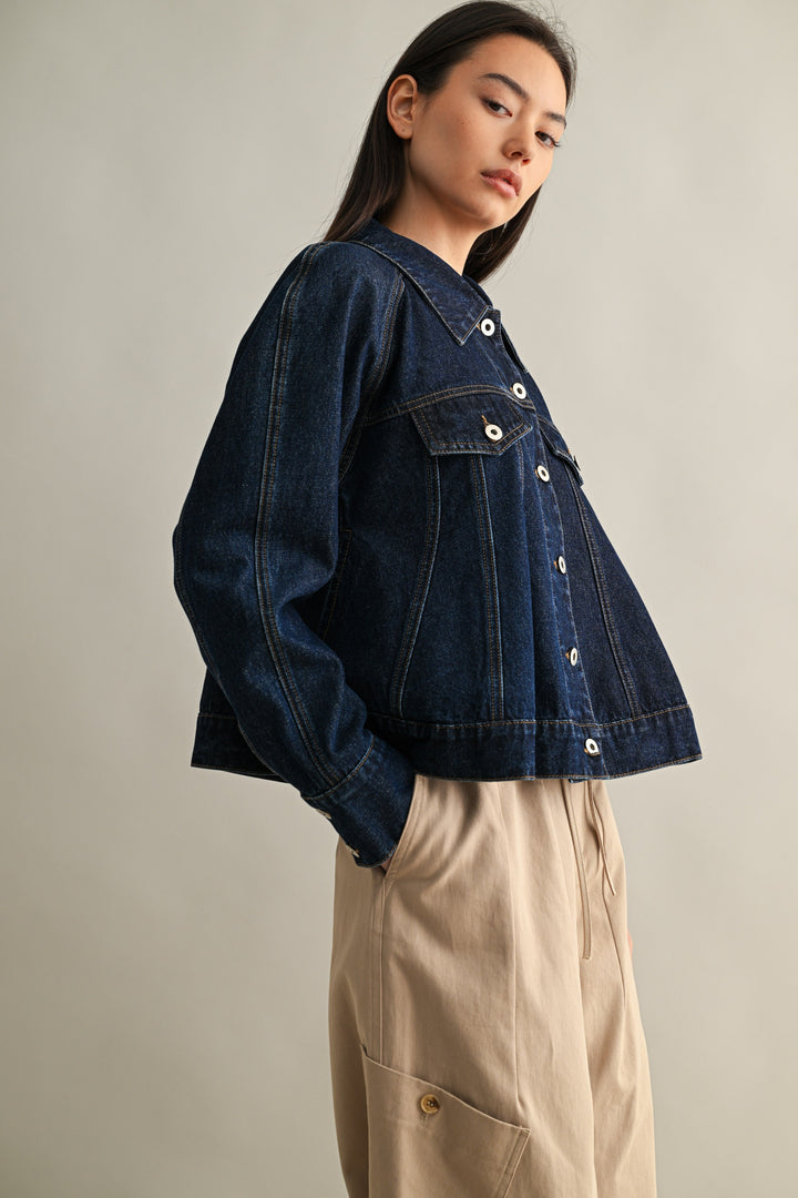 Franny Trapeze Denim Jacket