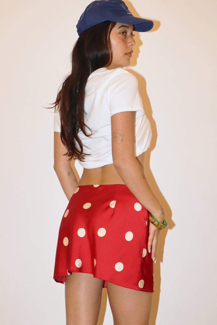 Brooklyn Polka Dot Mini Skirt