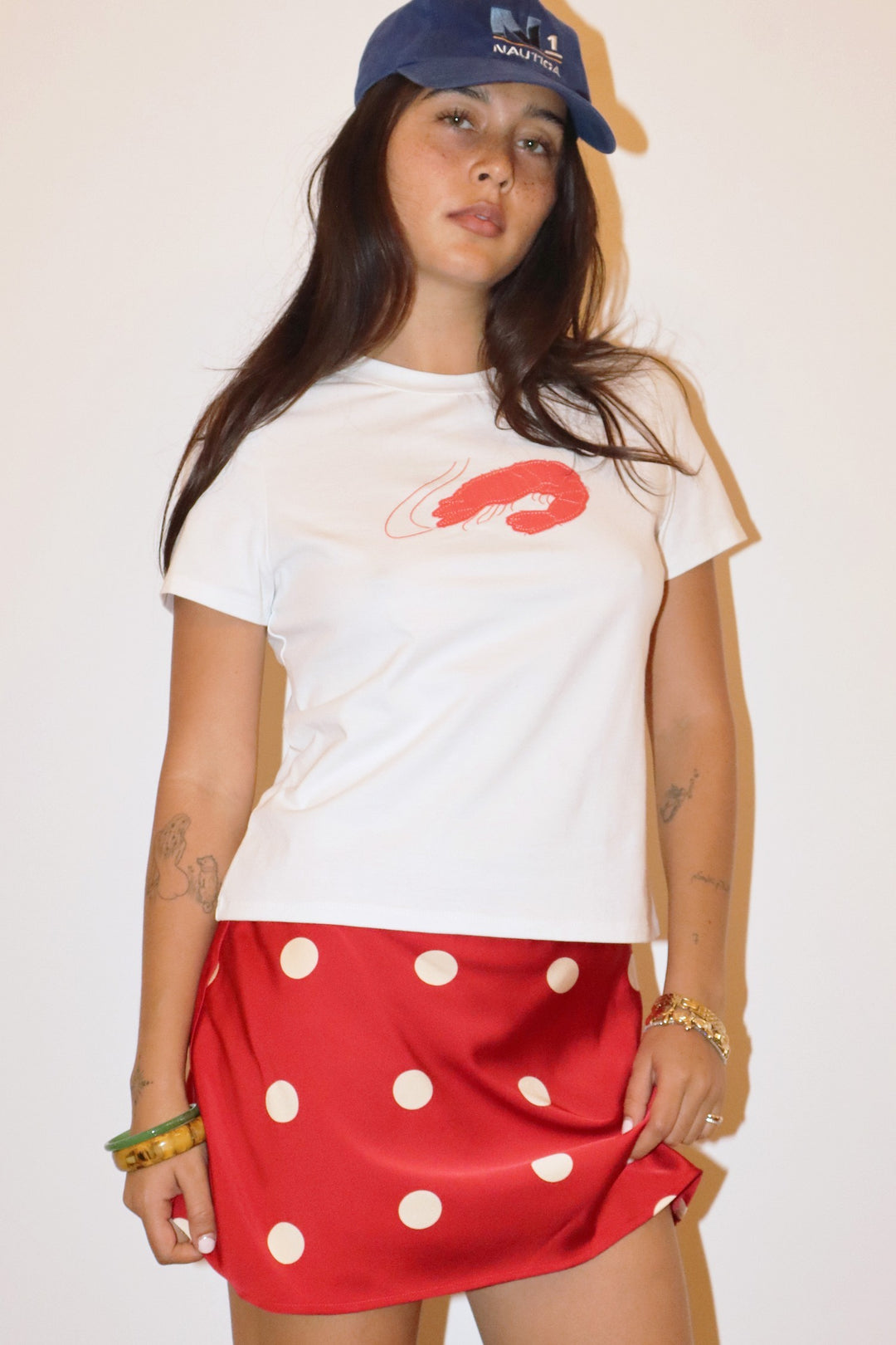 Brooklyn Polka Dot Mini Skirt