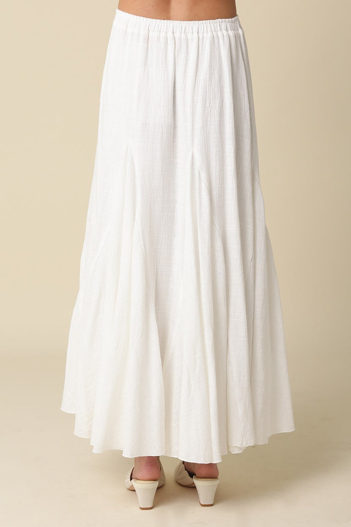Sadie Pleated Flowy Maxi Skirt
