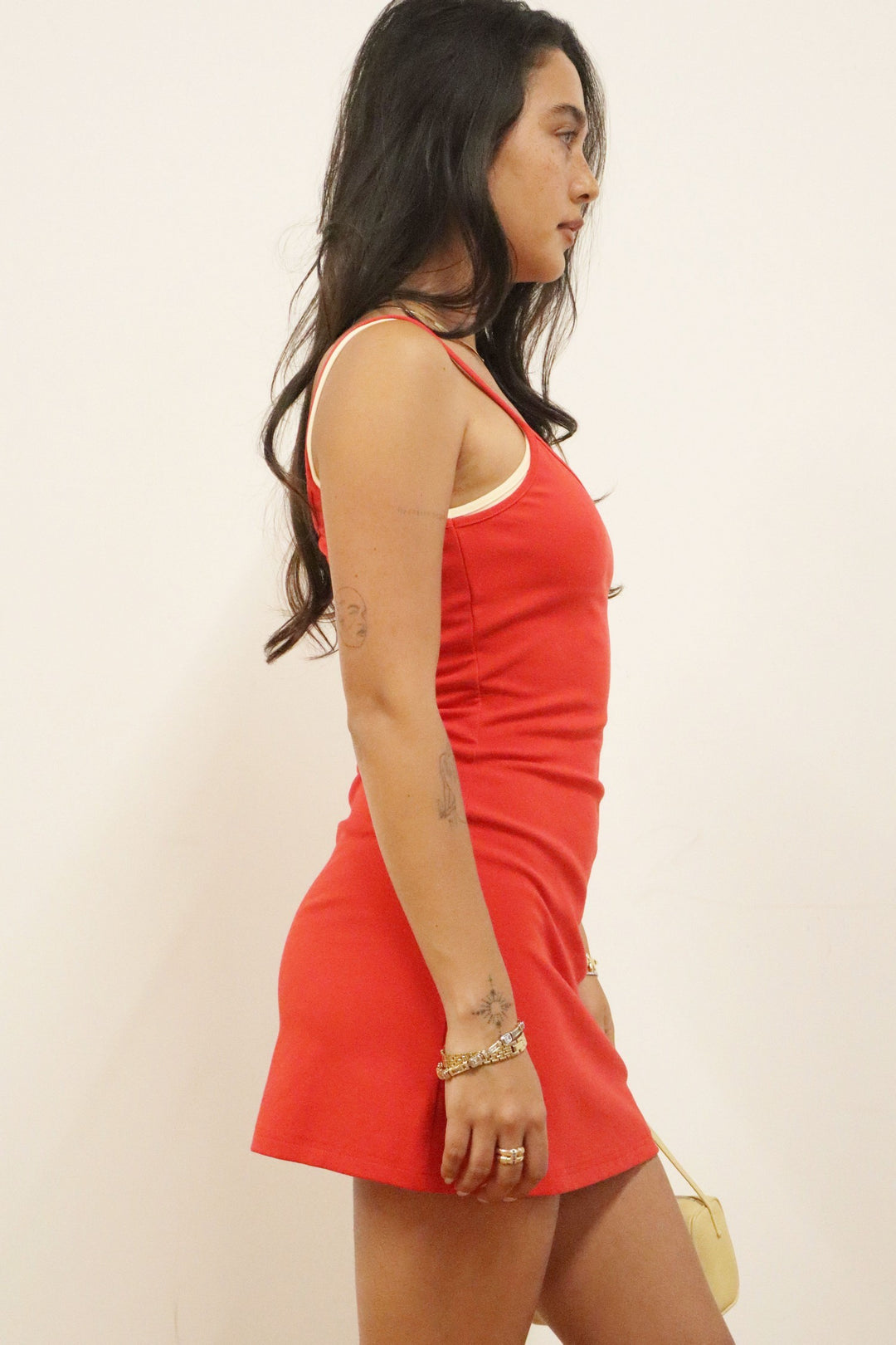 Alex Ringer Strap Mini Dress
