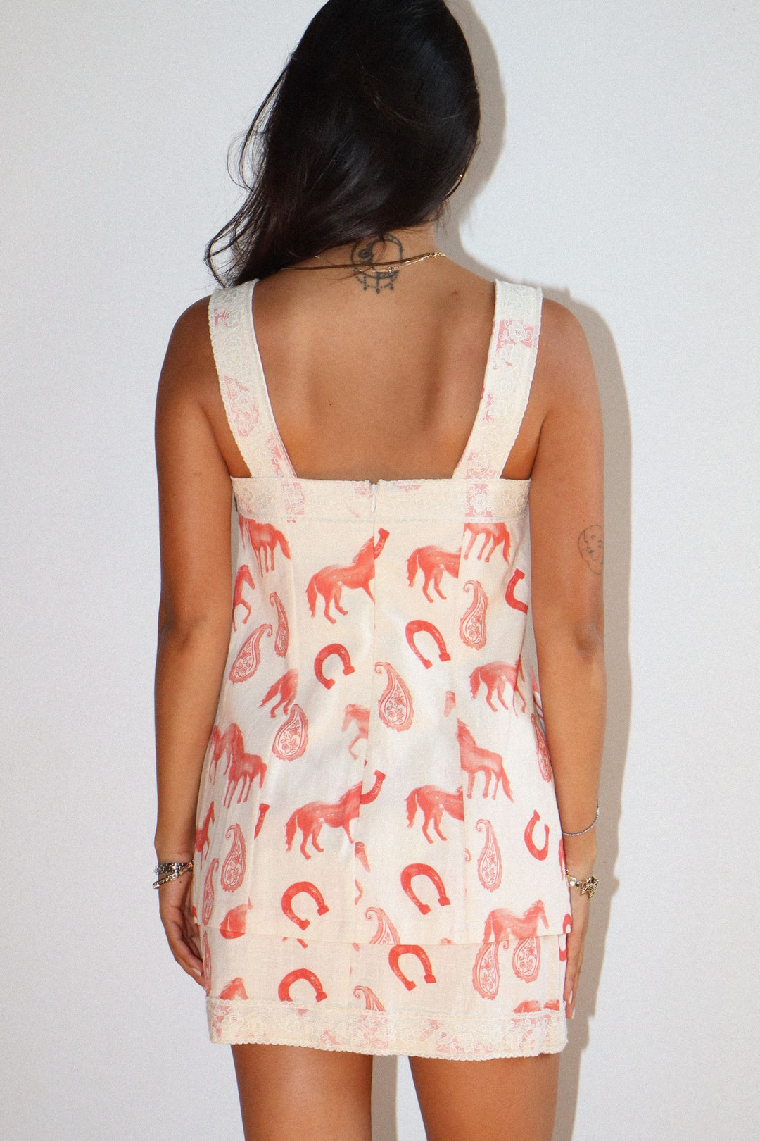 Laurie Horse Lace Mini Dress
